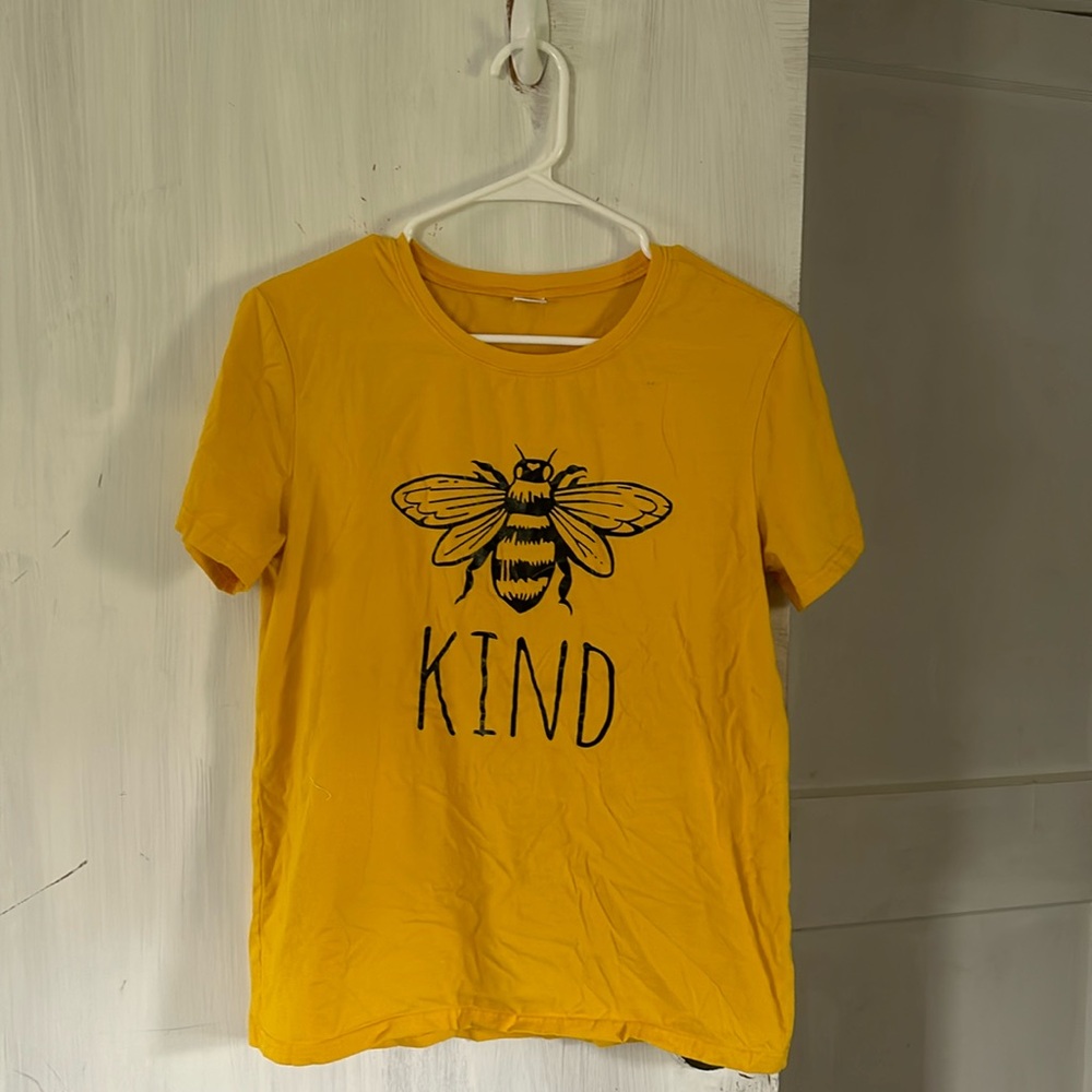 Bee Kind Yellow Cotton Tee T-Shirt